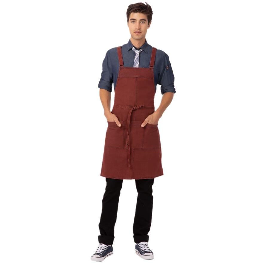 Uptown Cross-Back Bib Apron