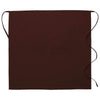 3/4 Bistro Apron w/Center Divided Pocket (Made in the USA - 28&quot;)