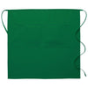 3/4 Bistro Apron w/Center Divided Pocket (Made in the USA - 28&quot;)