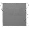 3/4 Bistro Apron w/Center Divided Pocket (Made in the USA - 28&quot;)