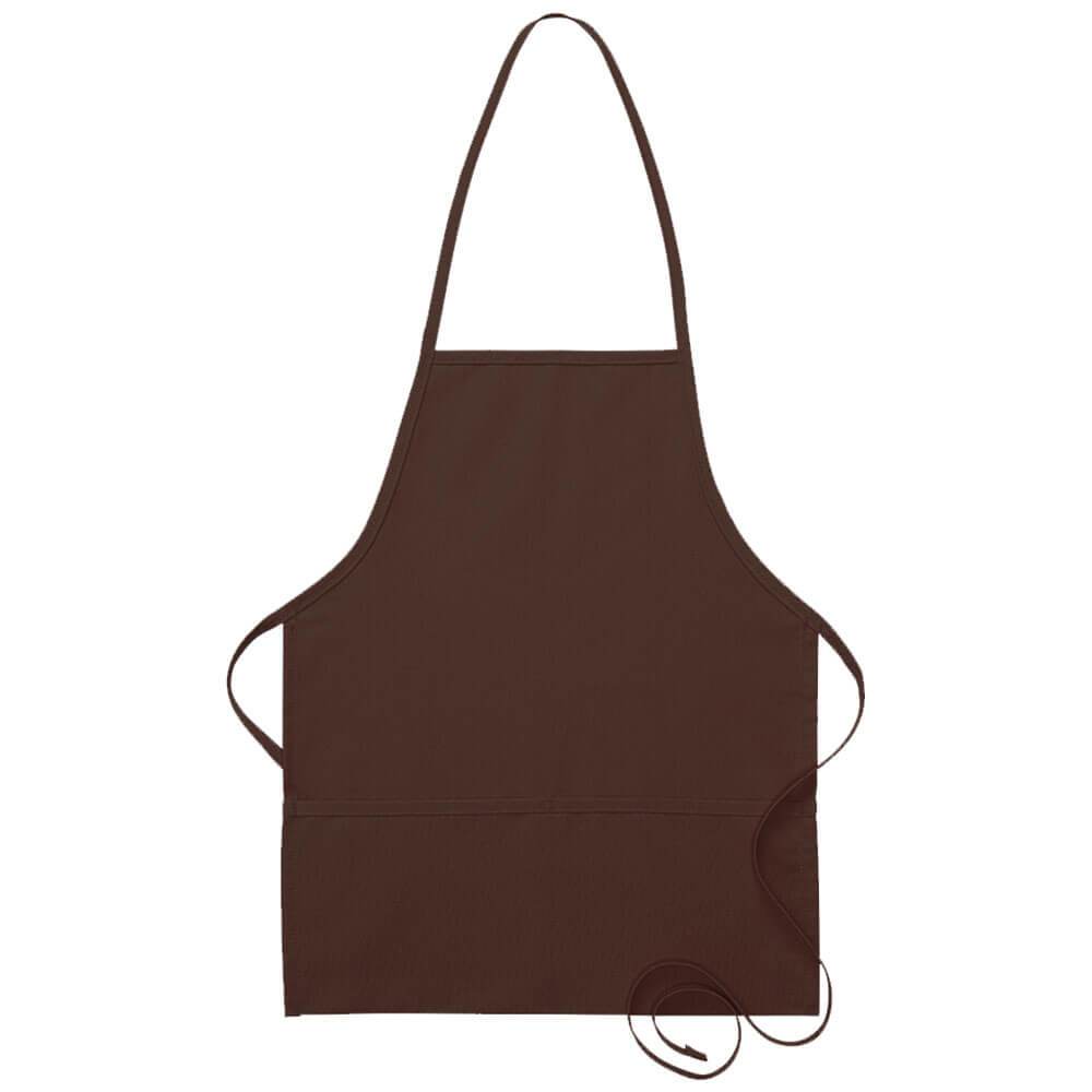 2-Pocket Bib Apron (Made in the USA - 22&quot;)