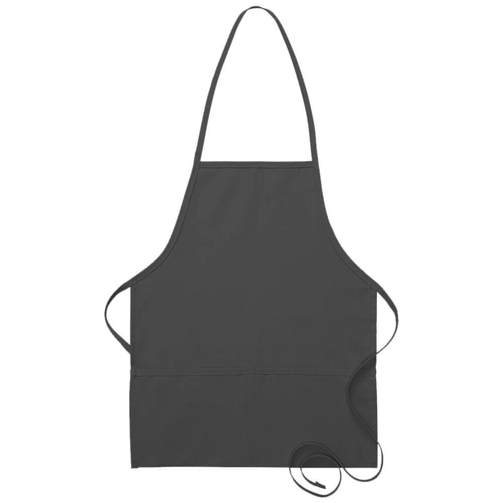 2-Pocket Bib Apron (Made in the USA - 22&quot;)