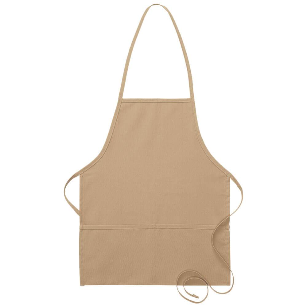 2-Pocket Bib Apron (Made in the USA - 22")