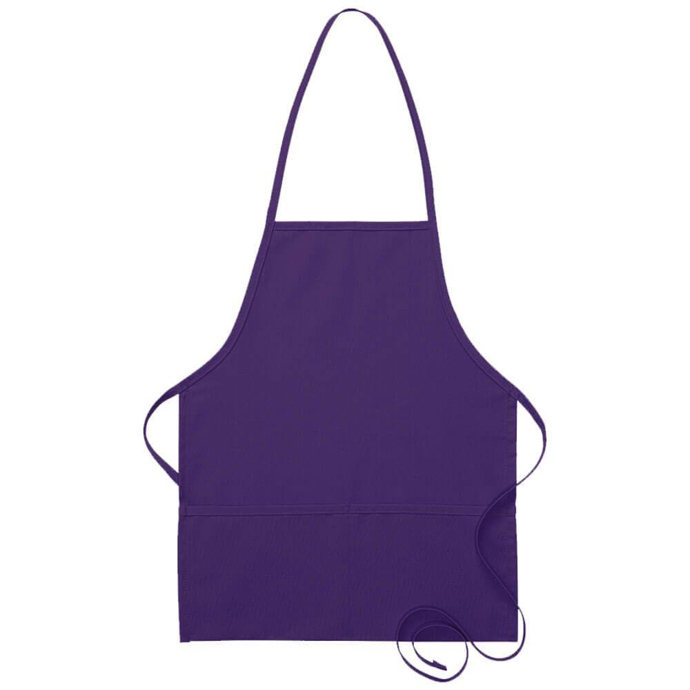 2-Pocket Bib Apron (Made in the USA - 22"L)