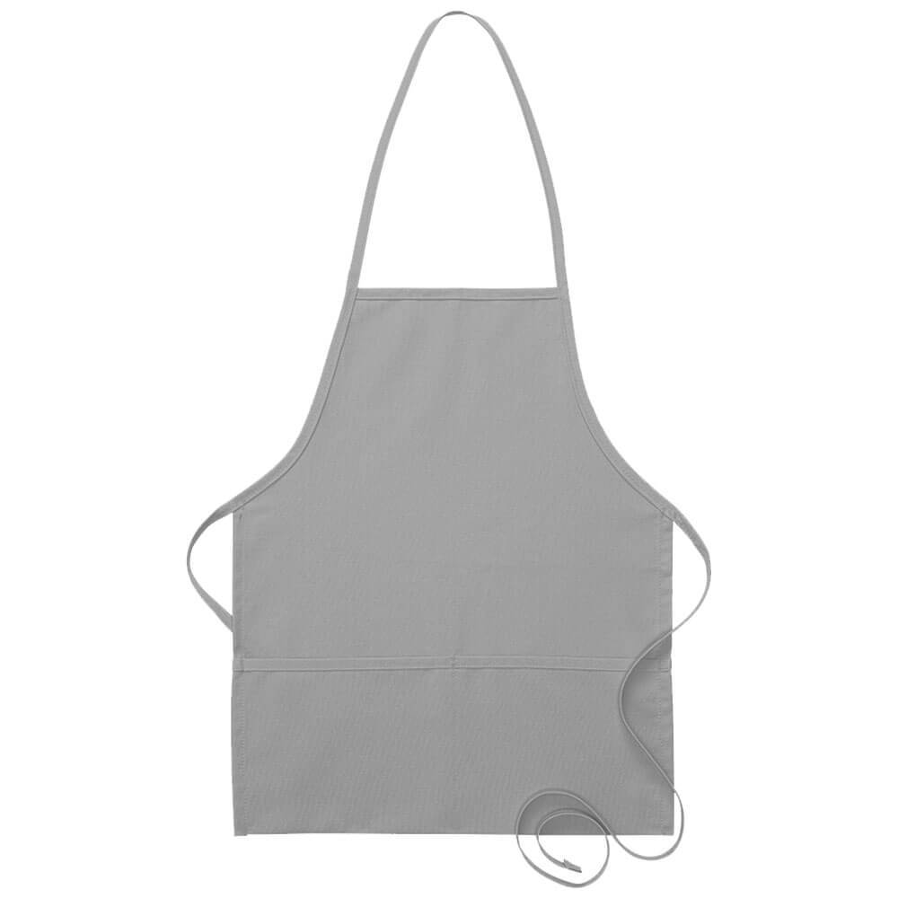 2-Pocket Bib Apron (Made in the USA - 22"L)
