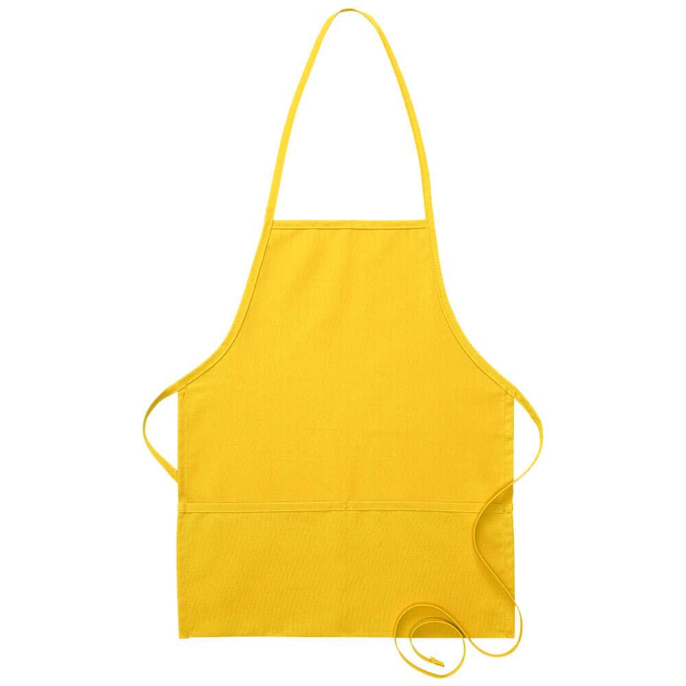 2-Pocket Bib Apron (Made in the USA - 22"L)