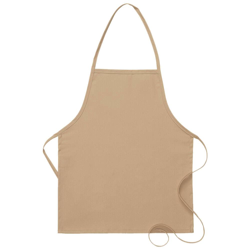 No Pocket Bib Apron (Made in the USA - 22")