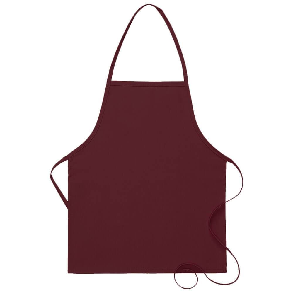No Pocket Bib Apron (Made in the USA - 22&quot;)