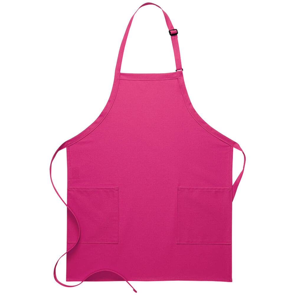 2-Patch Pocket Bib Apron (Made in the USA - 30")