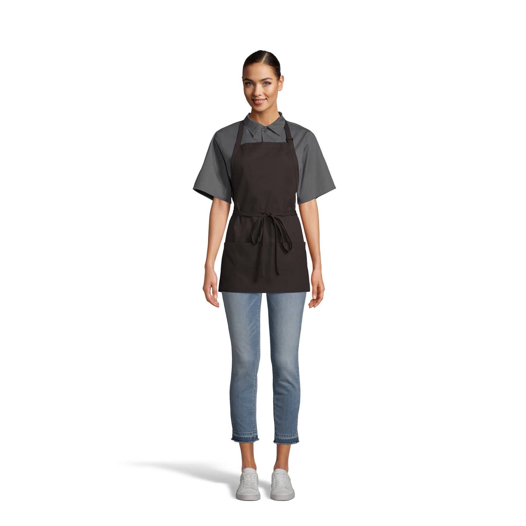 3-Pocket Adjustable Bib Apron