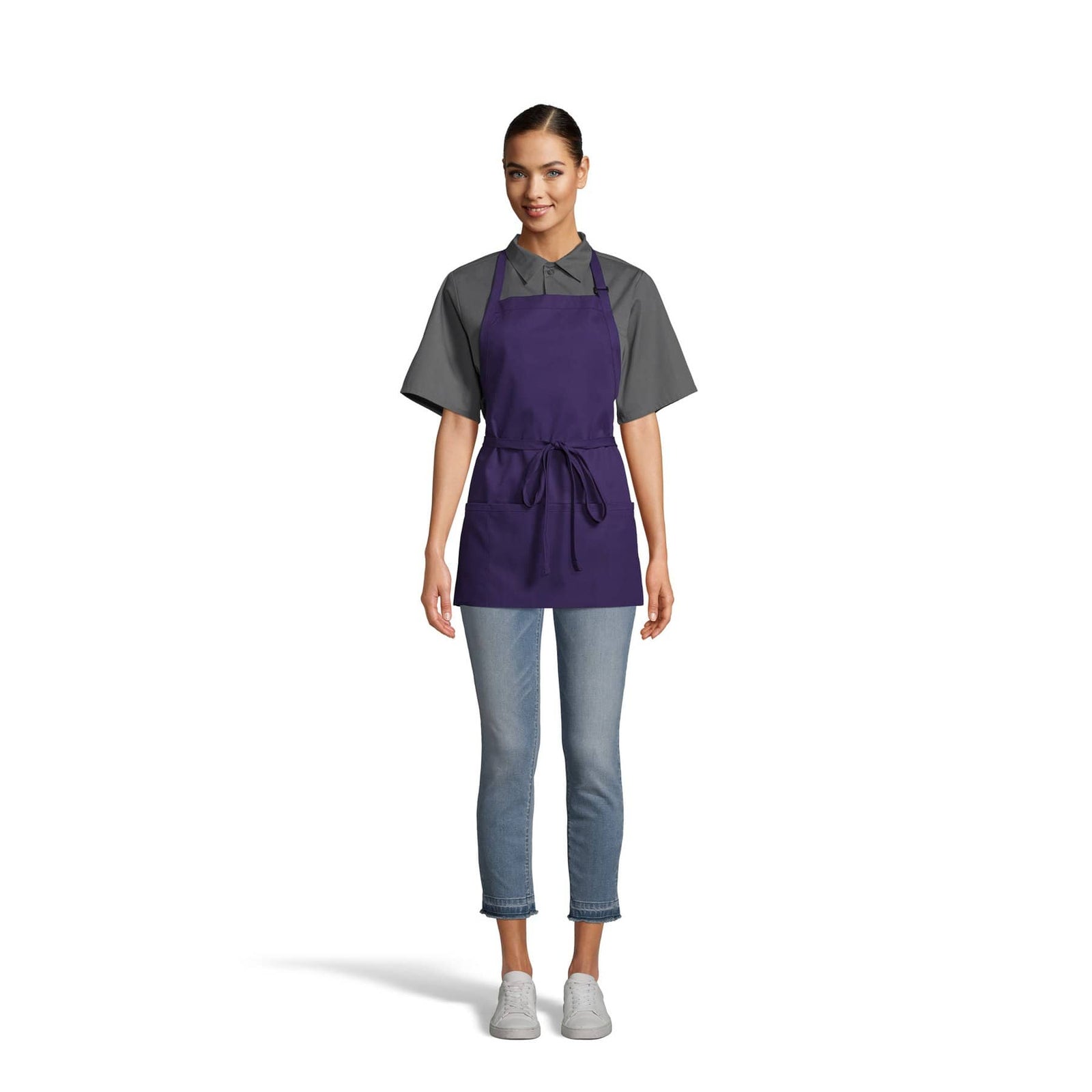 3-Pocket Adjustable Bib Apron