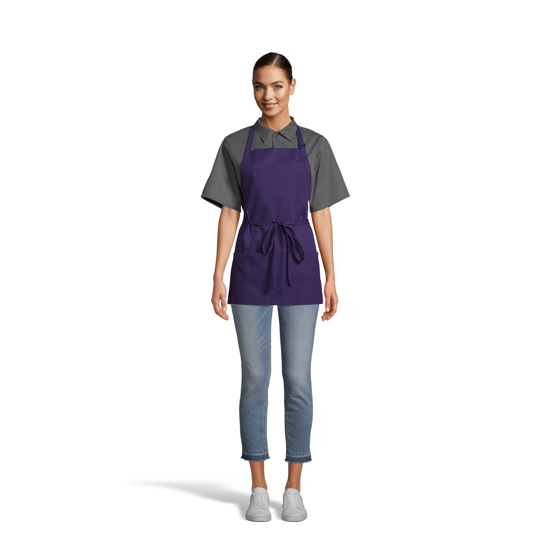3-Pocket Adjustable Bib Apron