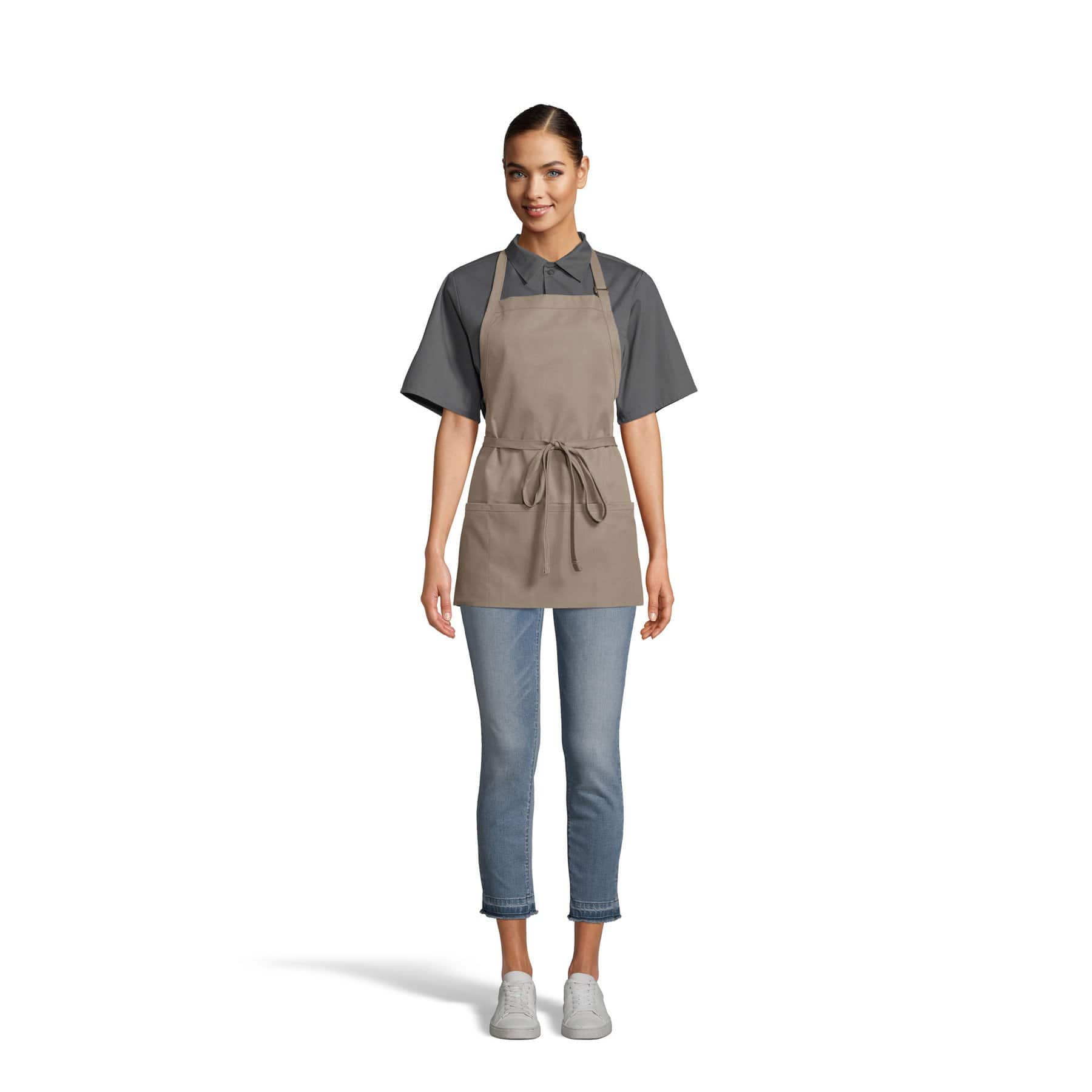 3-Pocket Adjustable Bib Apron