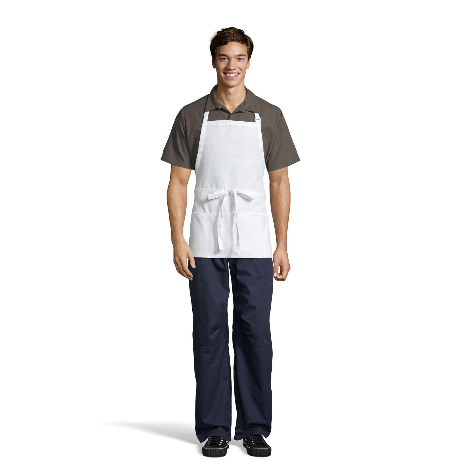 3-Pocket Adjustable Bib Apron
