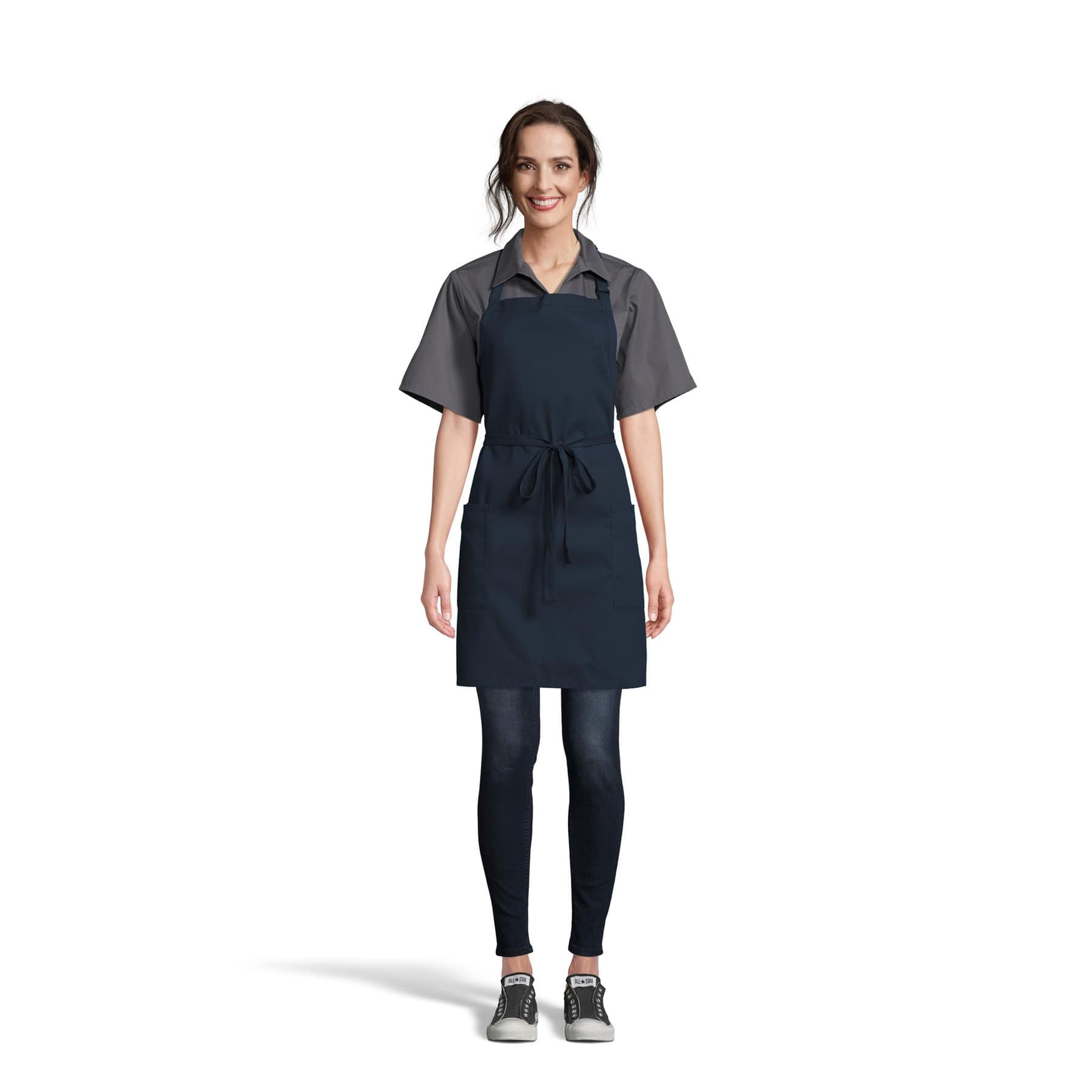 2-Pocket Bib Apron