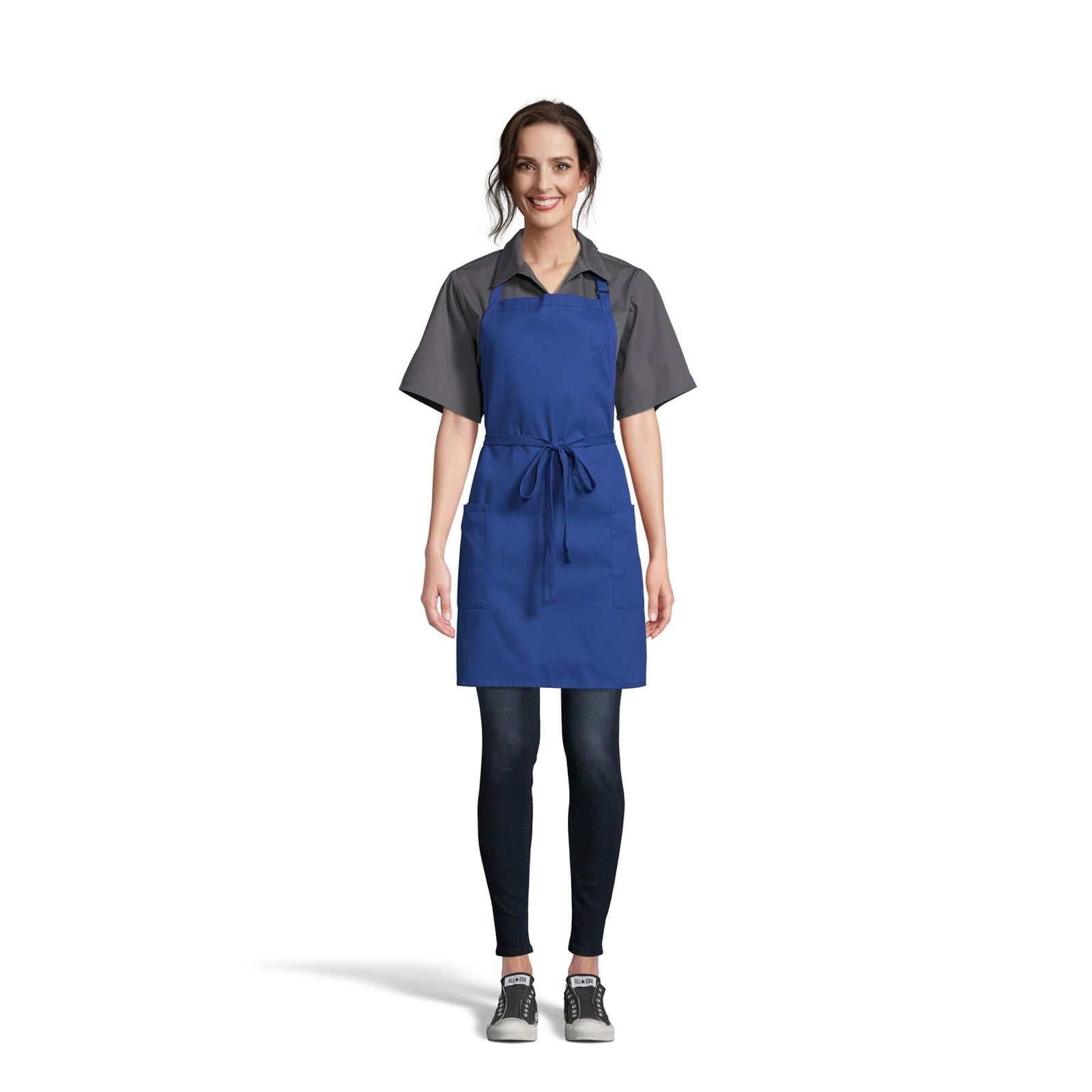 2-Pocket Bib Apron