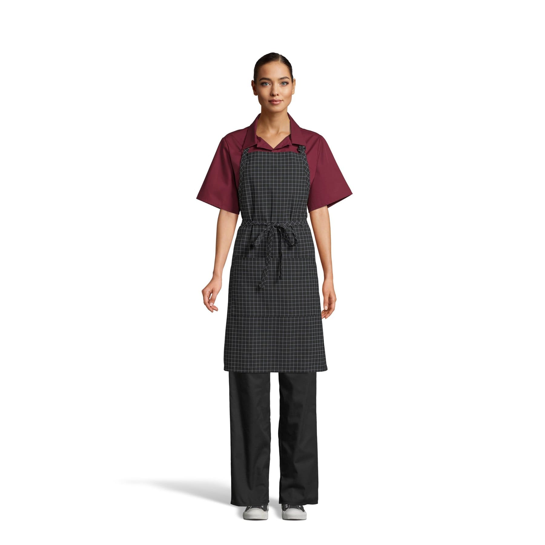 2-Pocket Adjustable Bib Apron
