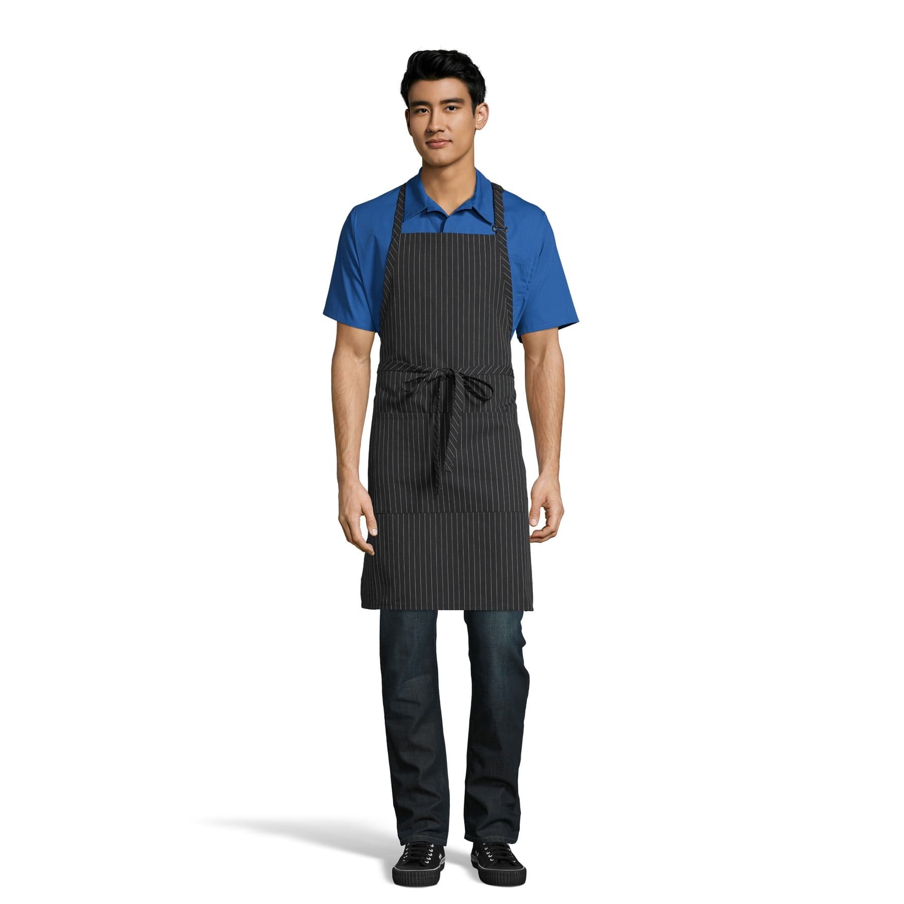 2-Pocket Adjustable Bib Apron