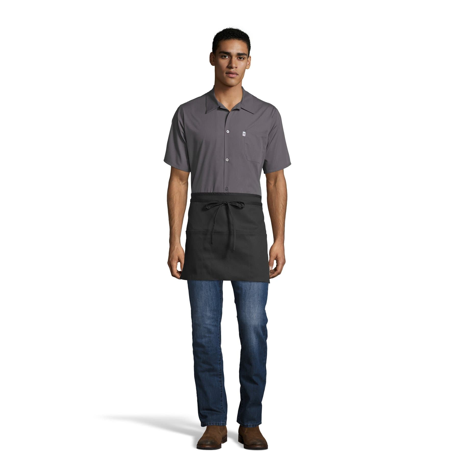 Black Reversible Waist Apron