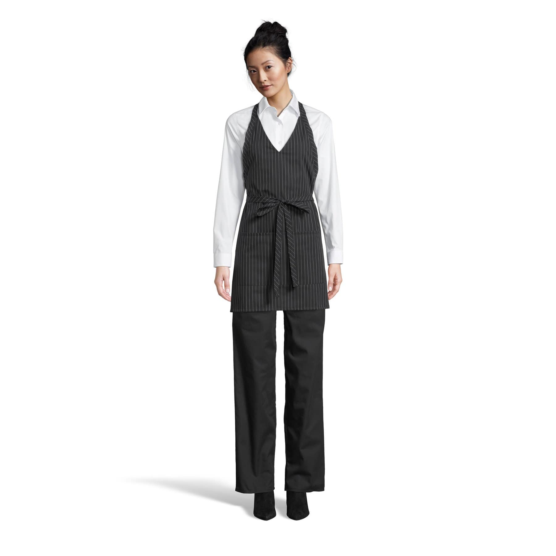 Formal V-Neck Bib Apron