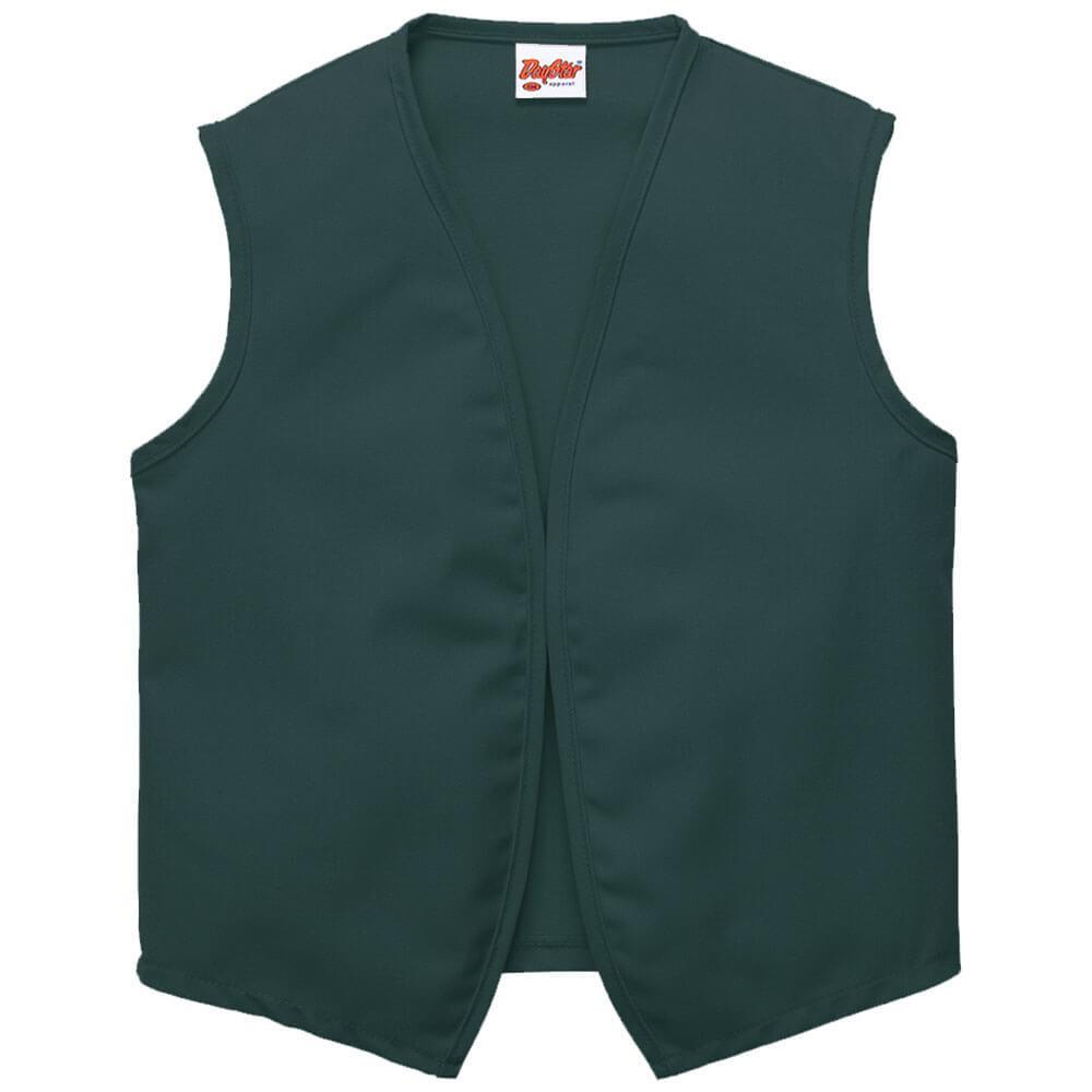 Unisex Vest Without Pockets in Various Sizes (Made In The USA)