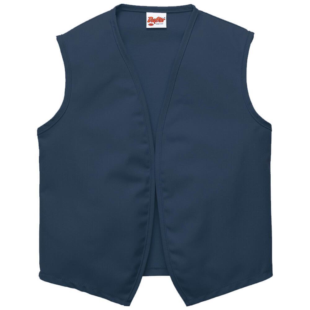 Unisex Vest Without Pockets in Various Sizes (Made In The USA)