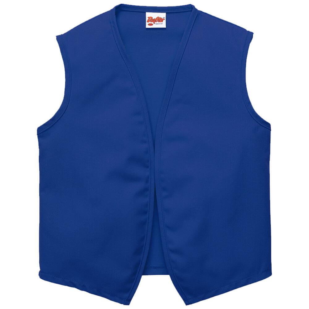Unisex Vest Without Pockets in Various Sizes (Made In The USA)