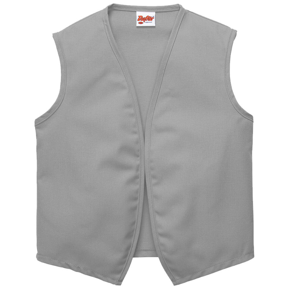 Unisex Vest Without Pockets in Various Sizes (Made In The USA)