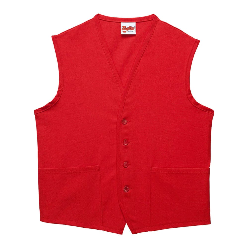2-Pocket Unisex Vest in Various Sizes (Made In The USA)