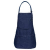 3-Pocket Stone Washed Bib Apron