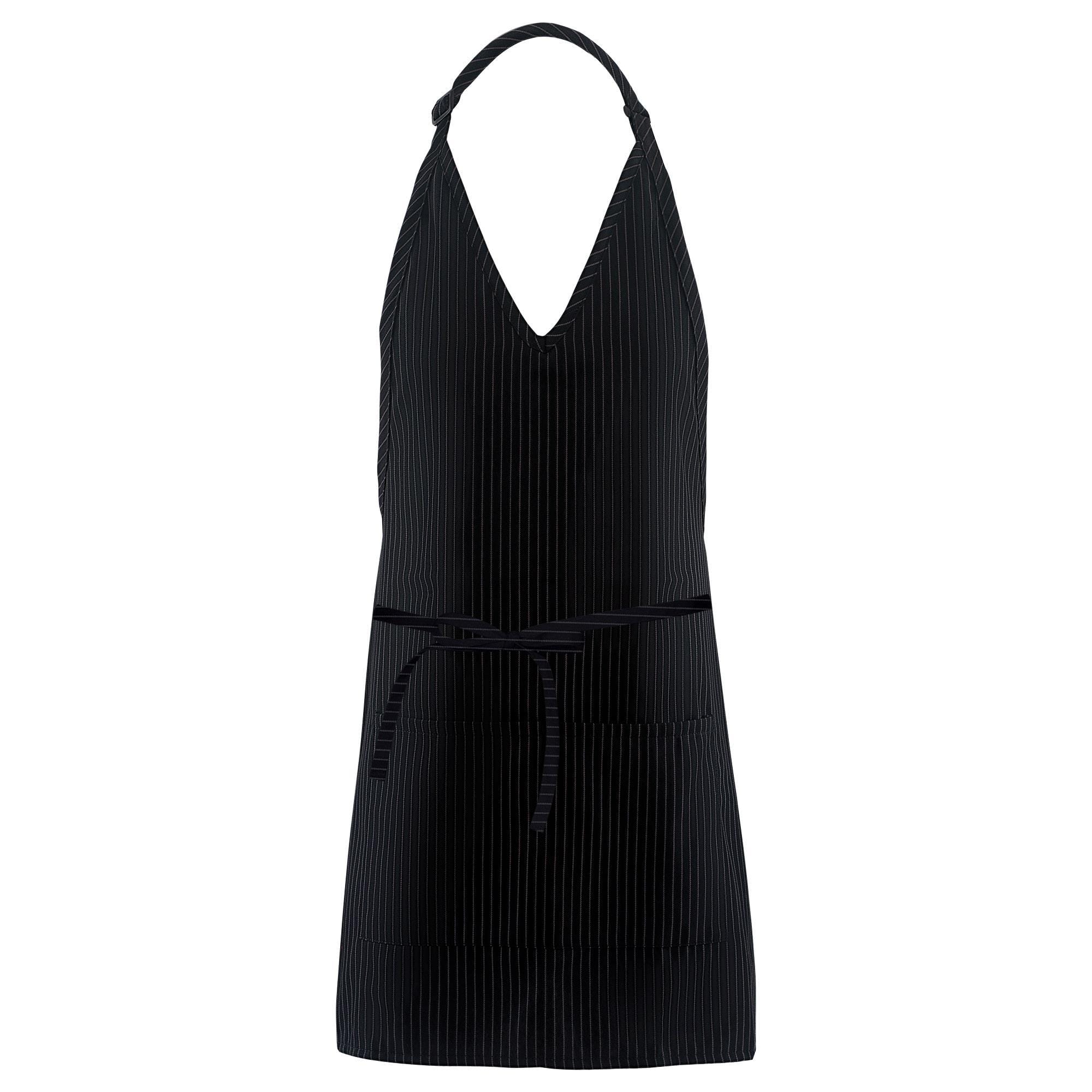 V-Neck Adjustable Bib Apron