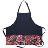 American Flag Navy Bib Apron